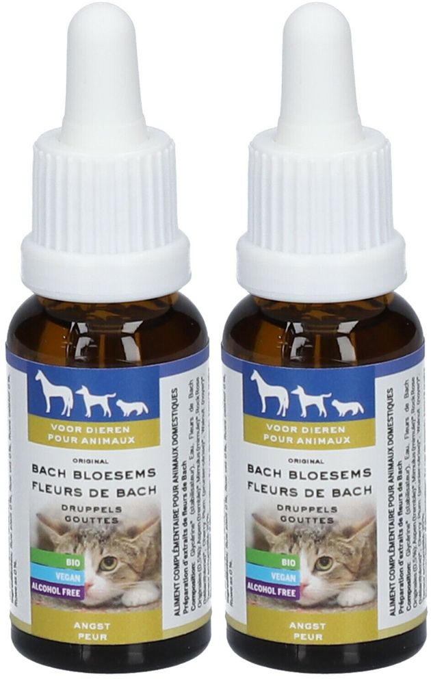 Fleurs de Bach Pour Animaux Gouttes Peur