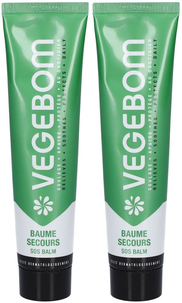 Vegebom Baume Secours 100% Naturel aux Huiles Essentielles et Plantes