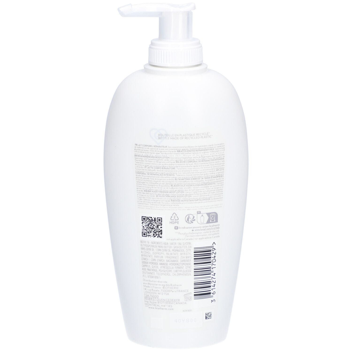 Biotherm Lait Corporel Active Recovery