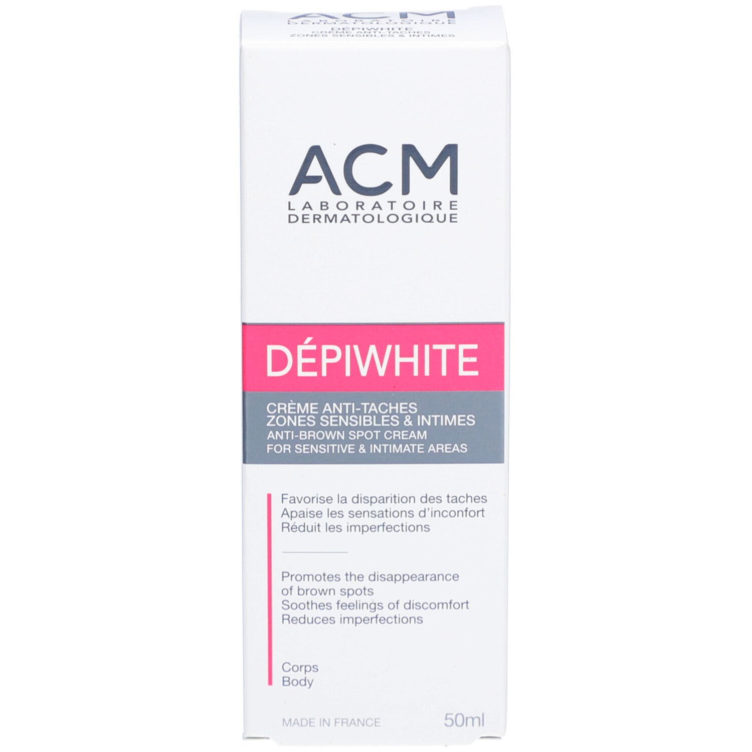 DEPIWHITE Crème Anti-Tâches Zones Sensibles & Intimes