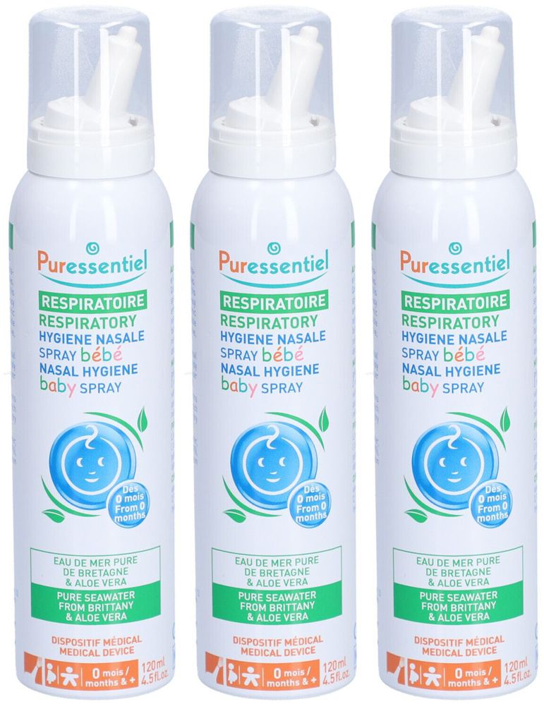 Puressentiel Ademhaling Baby Neusspray met Aloë Vera
