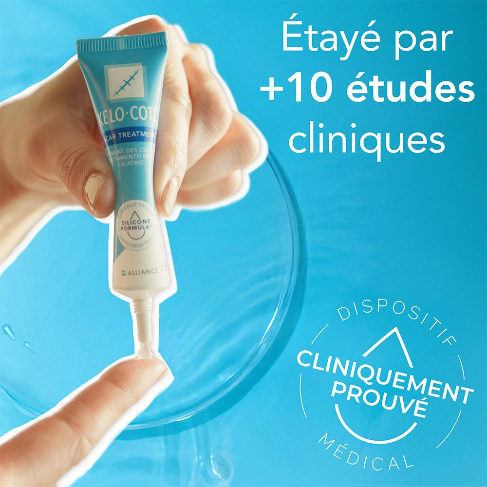 Kelo-Cote Gel, tube. Klinisch bewezen medisch hulpmiddel. Bevat siliconen. Ondersteund door +10 studies.