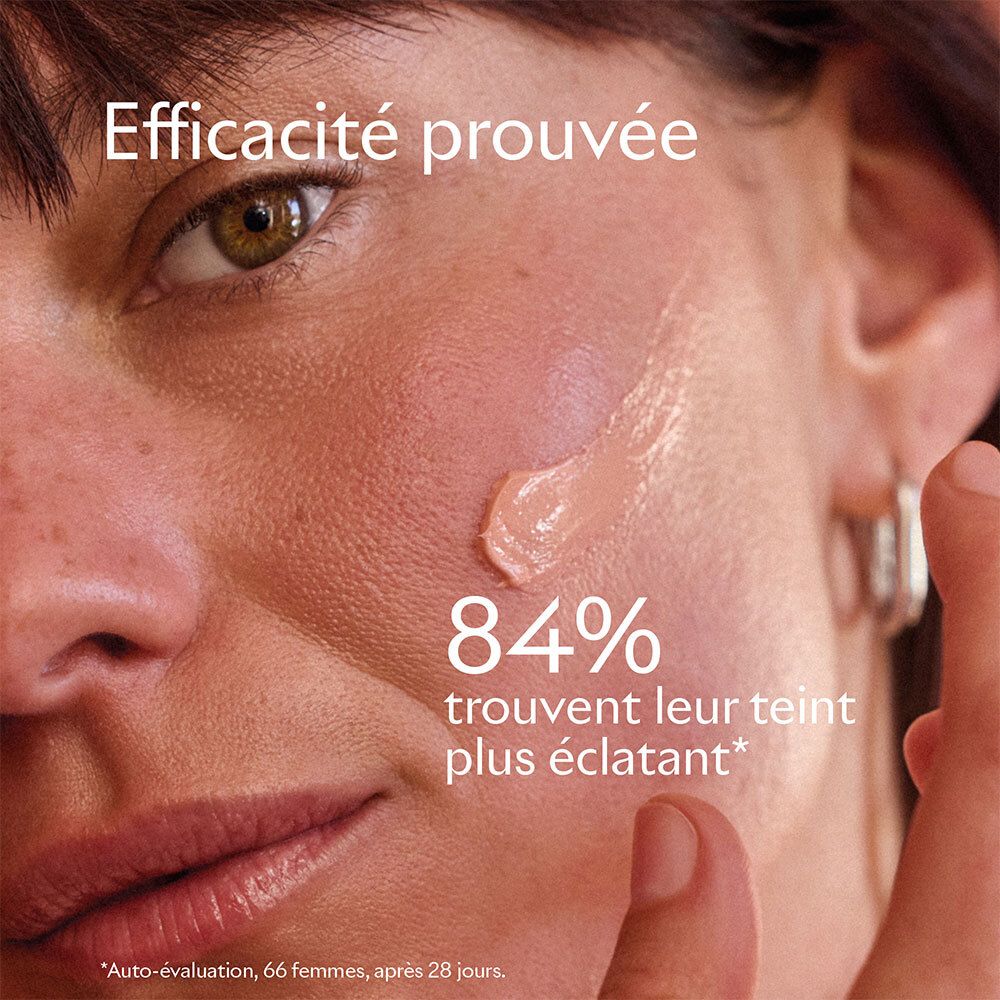 Pot rouge avec couvercle vert clair. Texte: 99% d'origine naturelle, Vegan, Sensitive Skin, Made in Vercors - France.