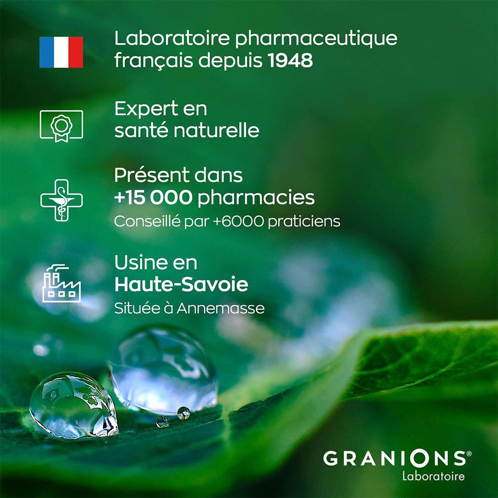 GRANIONS Laboratoire: Frans farmaceutisch bedrijf sinds 1948, expert in natuurlijke gezondheid.