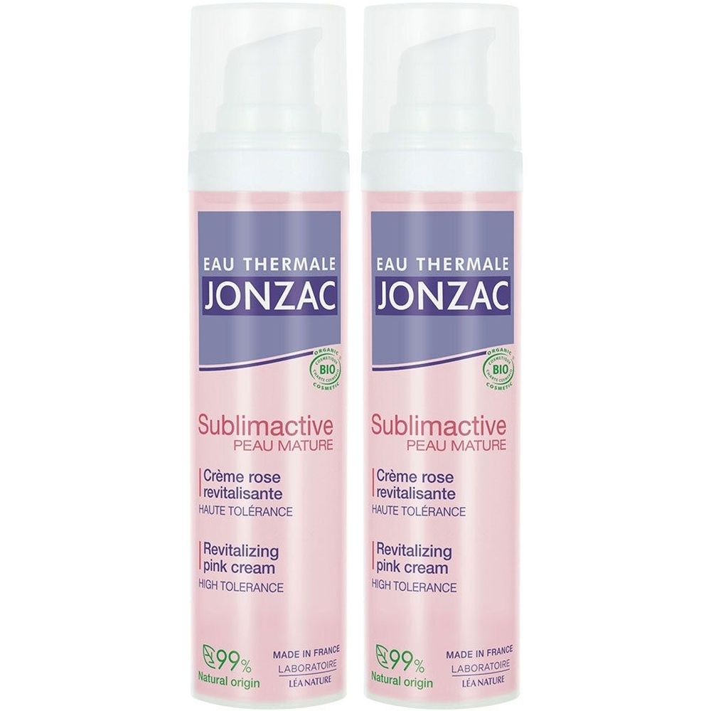 JONZAC SUBLIMACTIVE CR ROSE 40ML x2