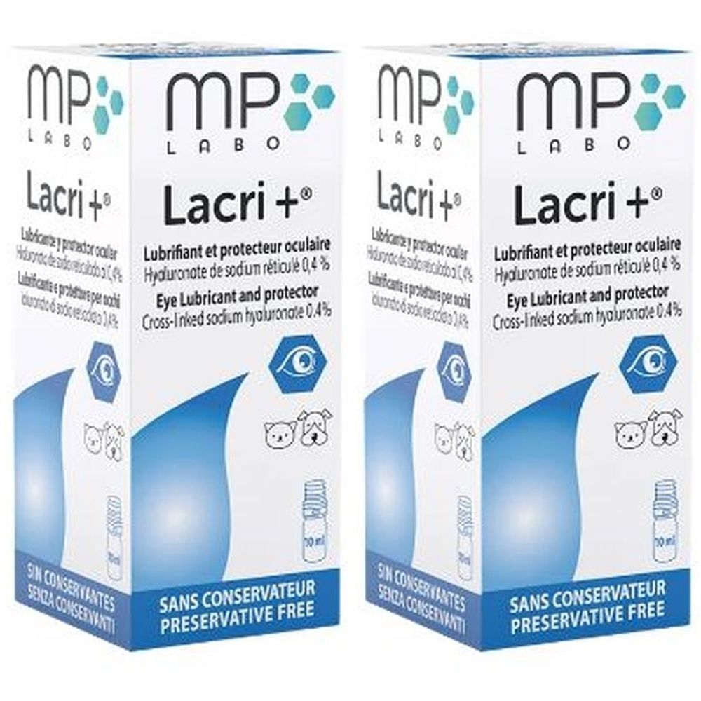MP LABO LACRI+ SOL OCULAIRE 10ML x2