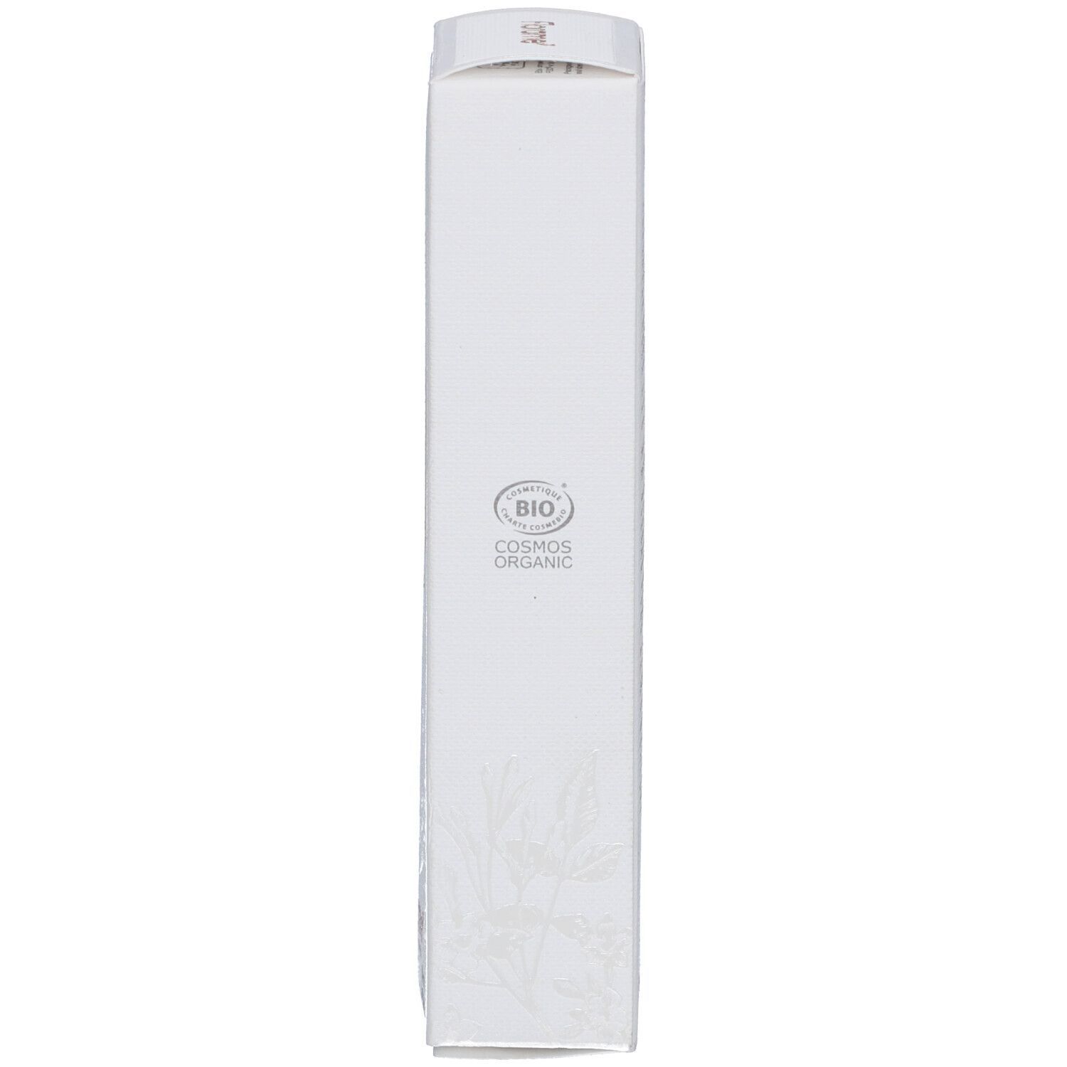 Flacon et emballage. Flacon avec bouchon cuivré. Emballage "Vanille Gourmande". Marque Florame.