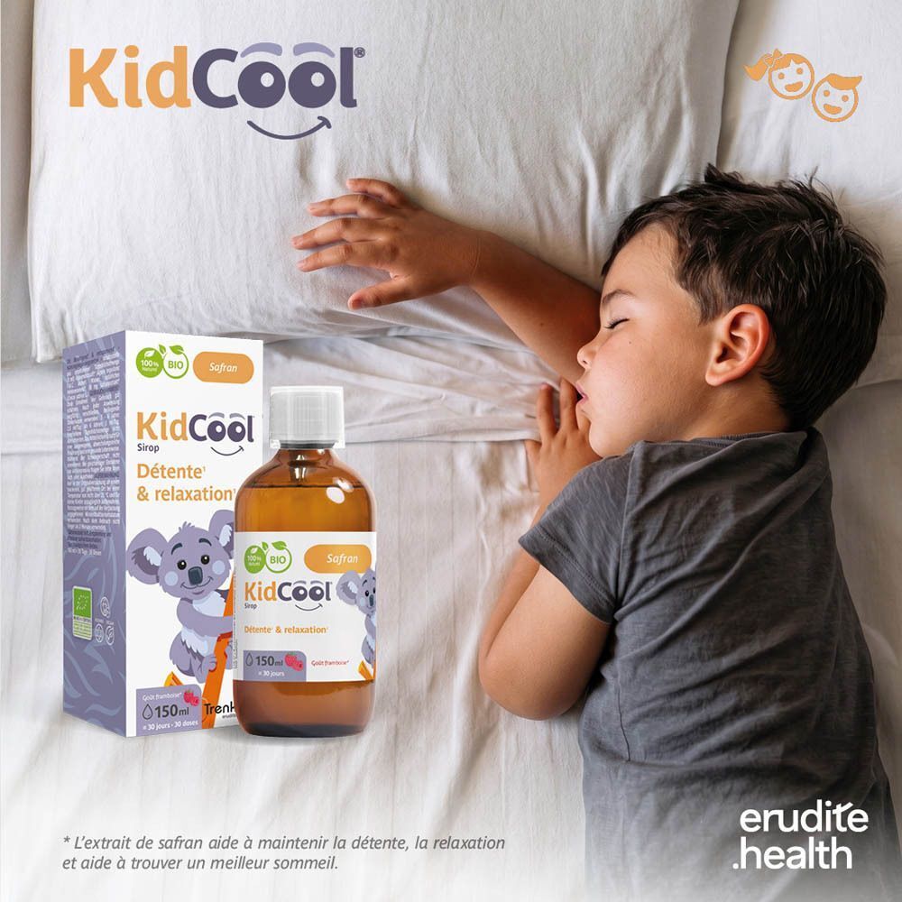 Sirop KidCool pour la détente et la relaxation, 150 ml.