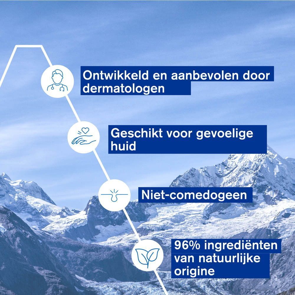 Infographic. Tekst: Procollageen peptide, retinol, hyaluronzuur, [TELOMERES PROTECT PATENT].
