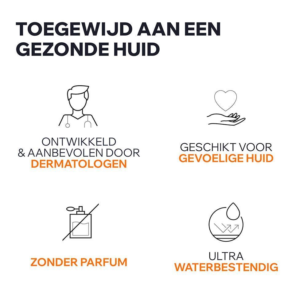 Close-up van moleculen. Tekst: Skin Shield Technology, beschermt tegen celbeschadiging en photo-aging.