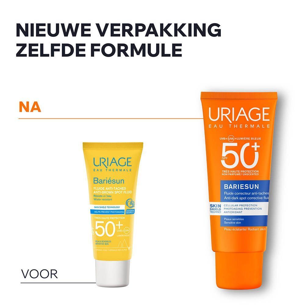 Tekst en logo: 1% for the Planet. Tekst: Bescherming van waterbronnen. Uriage zet zich in.