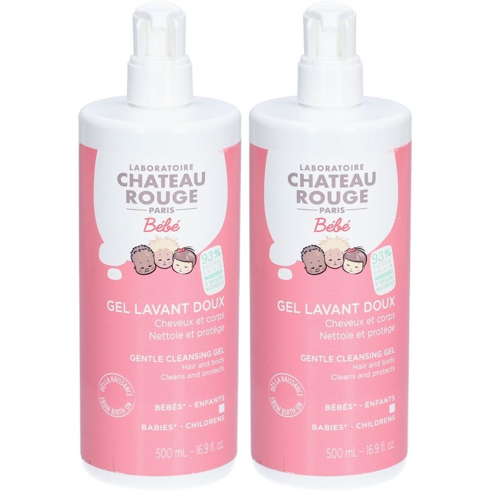 Château Rouge Laboratoire 2 in 1 Baby Wasgel voor Haar en Lichaam