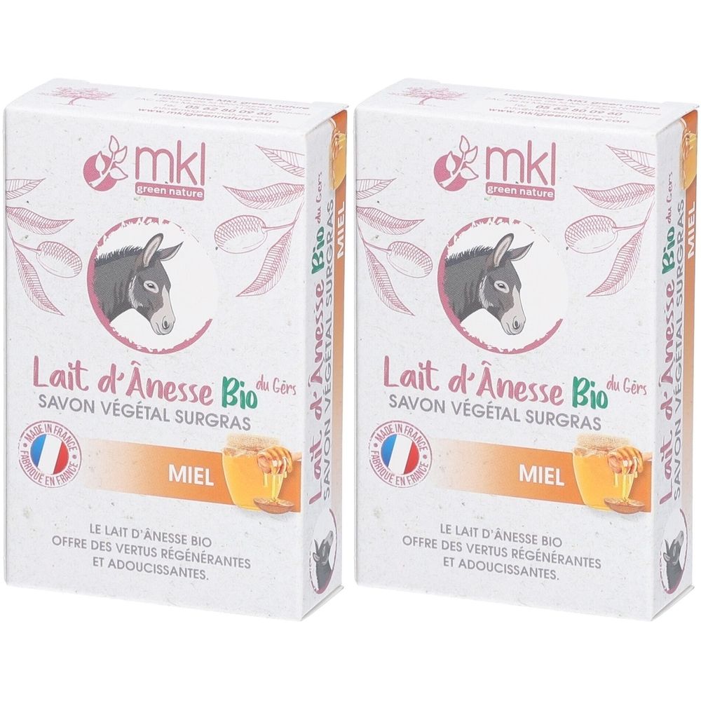mkl SAVON AU LAIT D'ÂNESSE BIO - MIEL