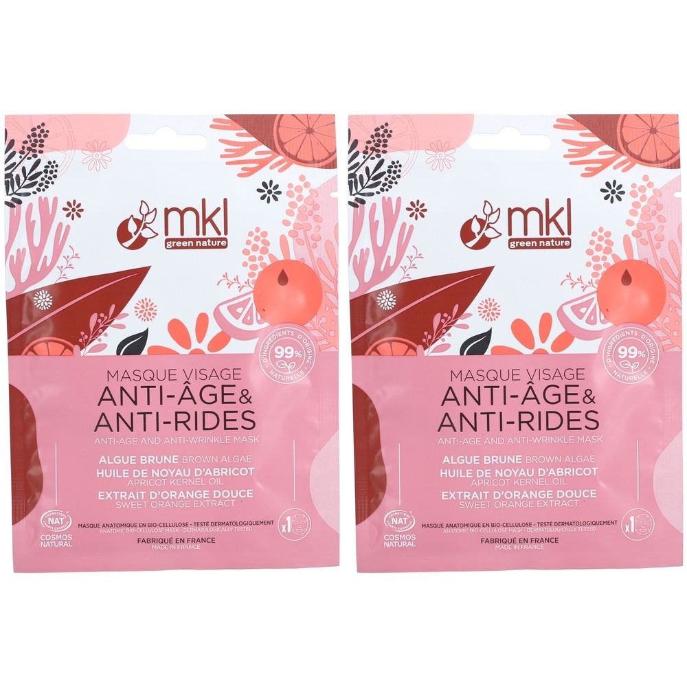 MKL Masque visage anti-âge antirides
