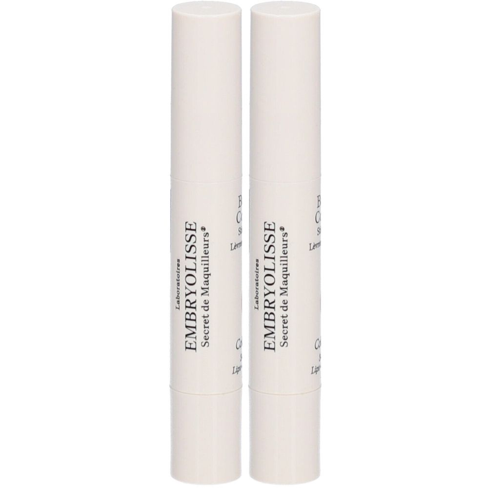 Deux sticks blancs. Inscription: Embryolisse, Secret de Maquilleurs.