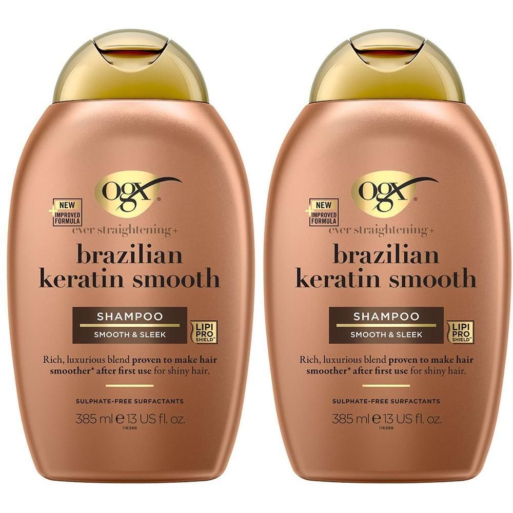 Ogx Ever Straightening+ Braziliaanse Keratine Gladmakende Shampoo