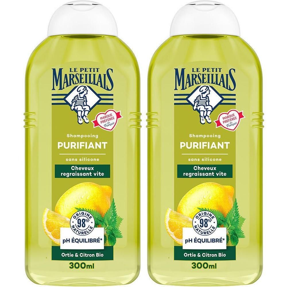 Le Petit Marseillais Biologische Zuiverende Shampoo met Brandnetel en Citroen