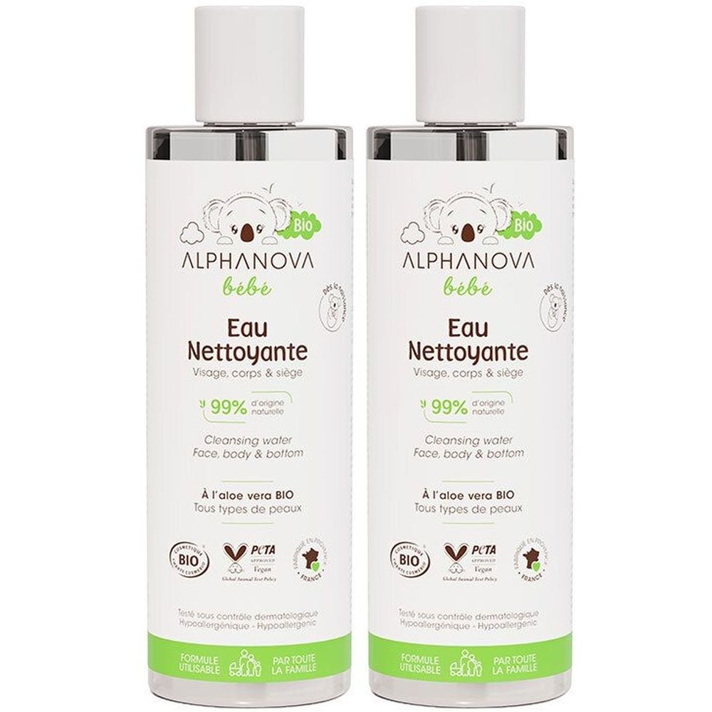 ALPHANOVA BB EAU NETTOY BIO 200ML x2