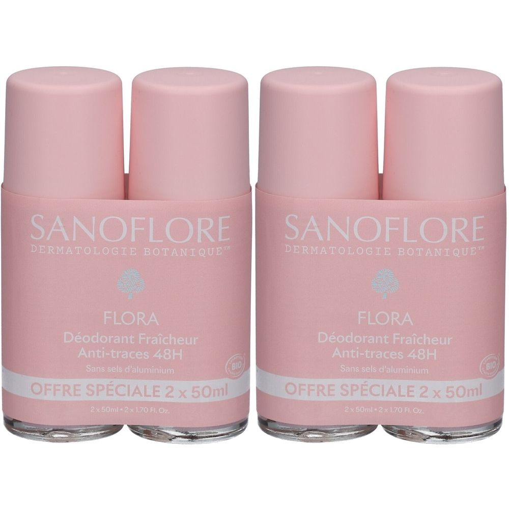 SANOFLORE DEO 48H FLORA 50MLX2 x2