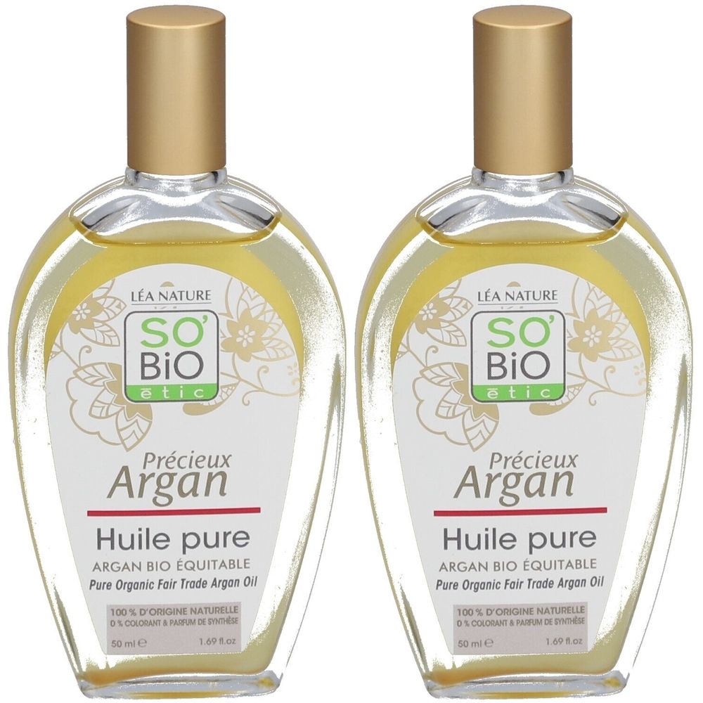 Huile pure Argan biologique, Précieux Argan x2