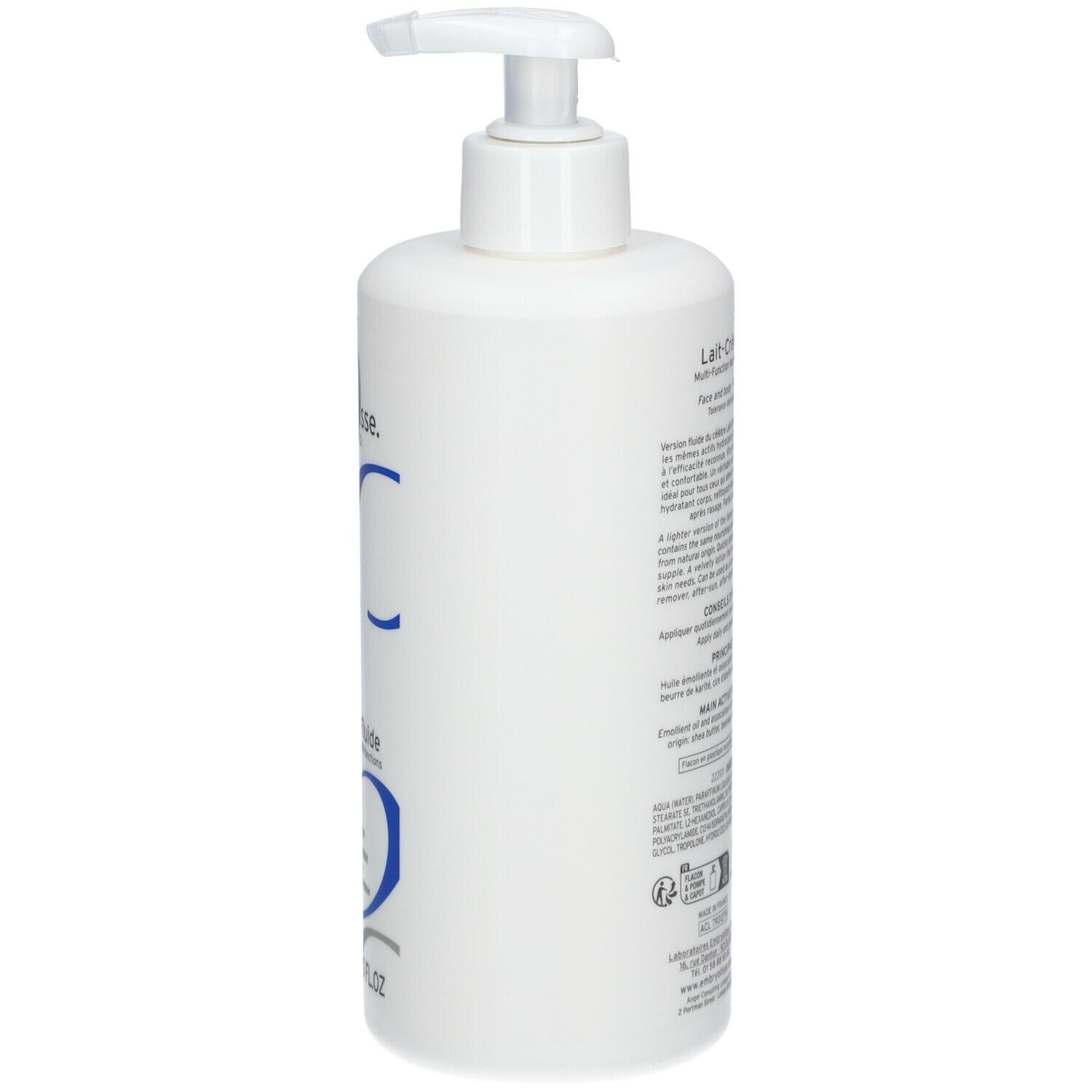 EMBRYOLISSE LAIT CRÈME FLUIDE - Lait crème fluide.  - fl 500 ml