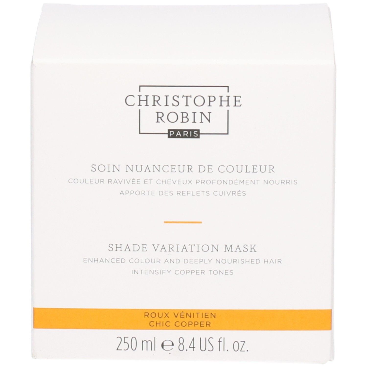 Christophe Robin Shade Variation Mask, Roux Vénitien Chic Copper. 250 ml.