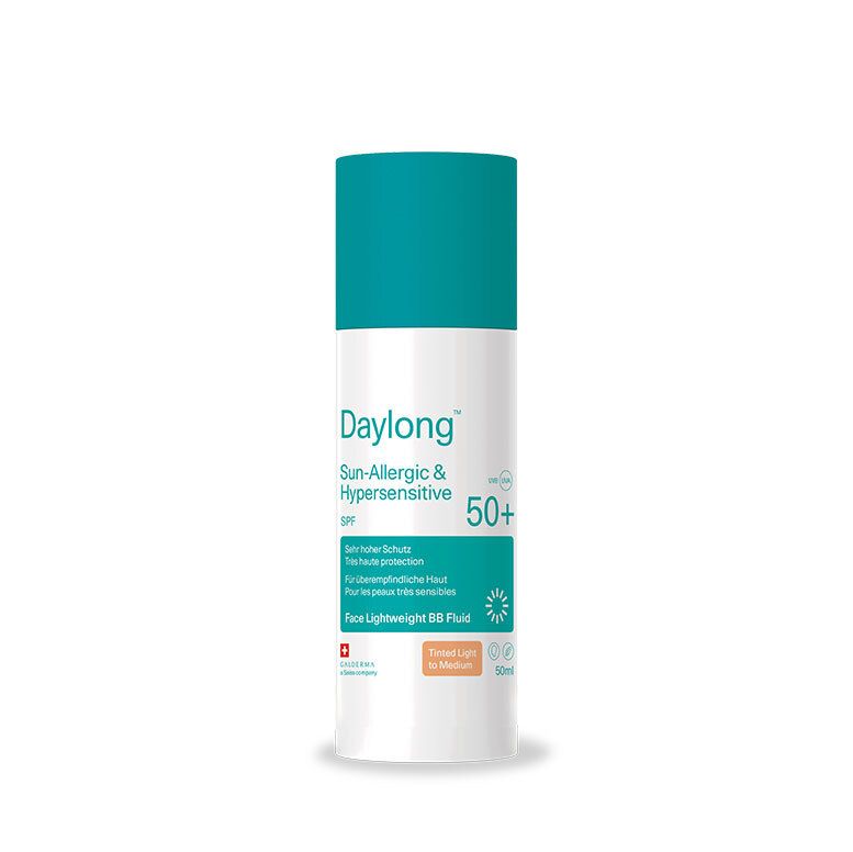 DAYLONG Getinte vloeistof SPF 50+, 50ml.