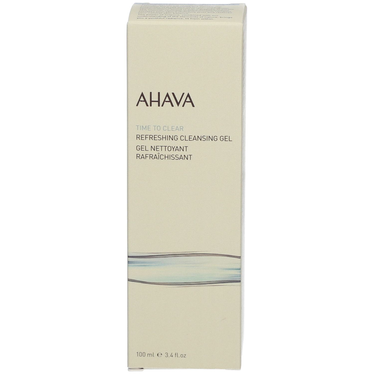 Boîte de gel nettoyant rafraîchissant AHAVA, 100 ml.