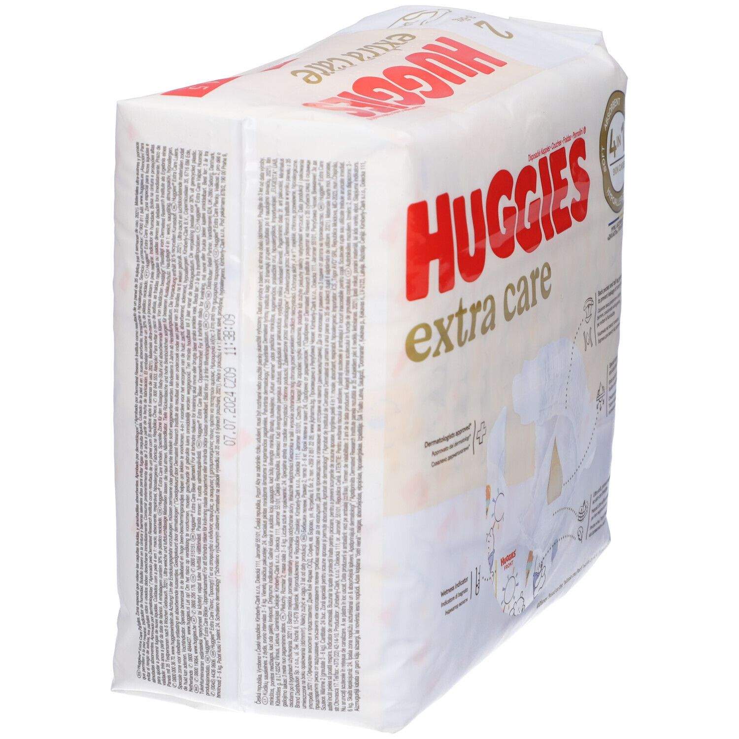 Huggies Extra Care Luiers Maat 2