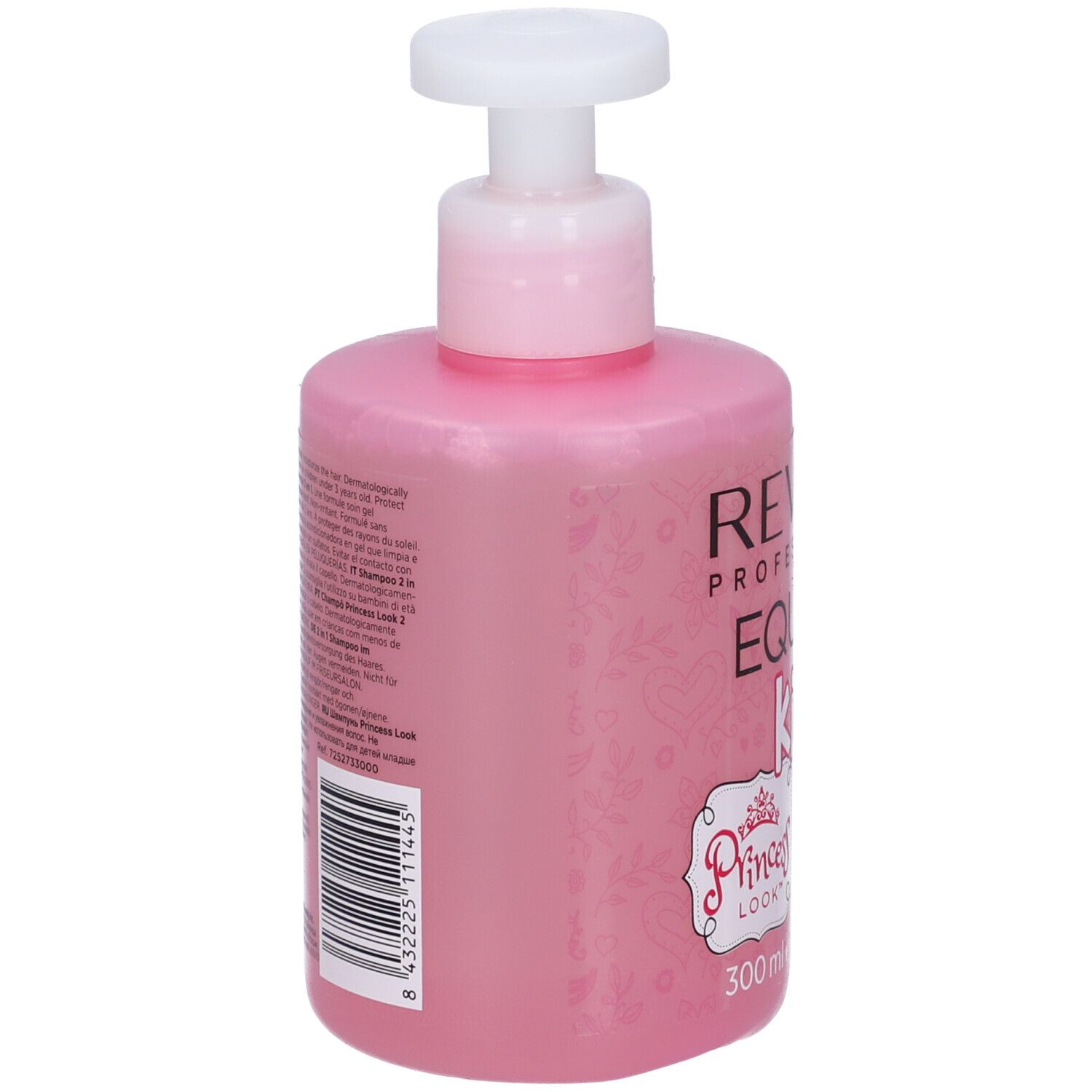 Flacon pompe rose avec shampooing Revlon Professional EQ Kidz Princess Look, 300ml.
