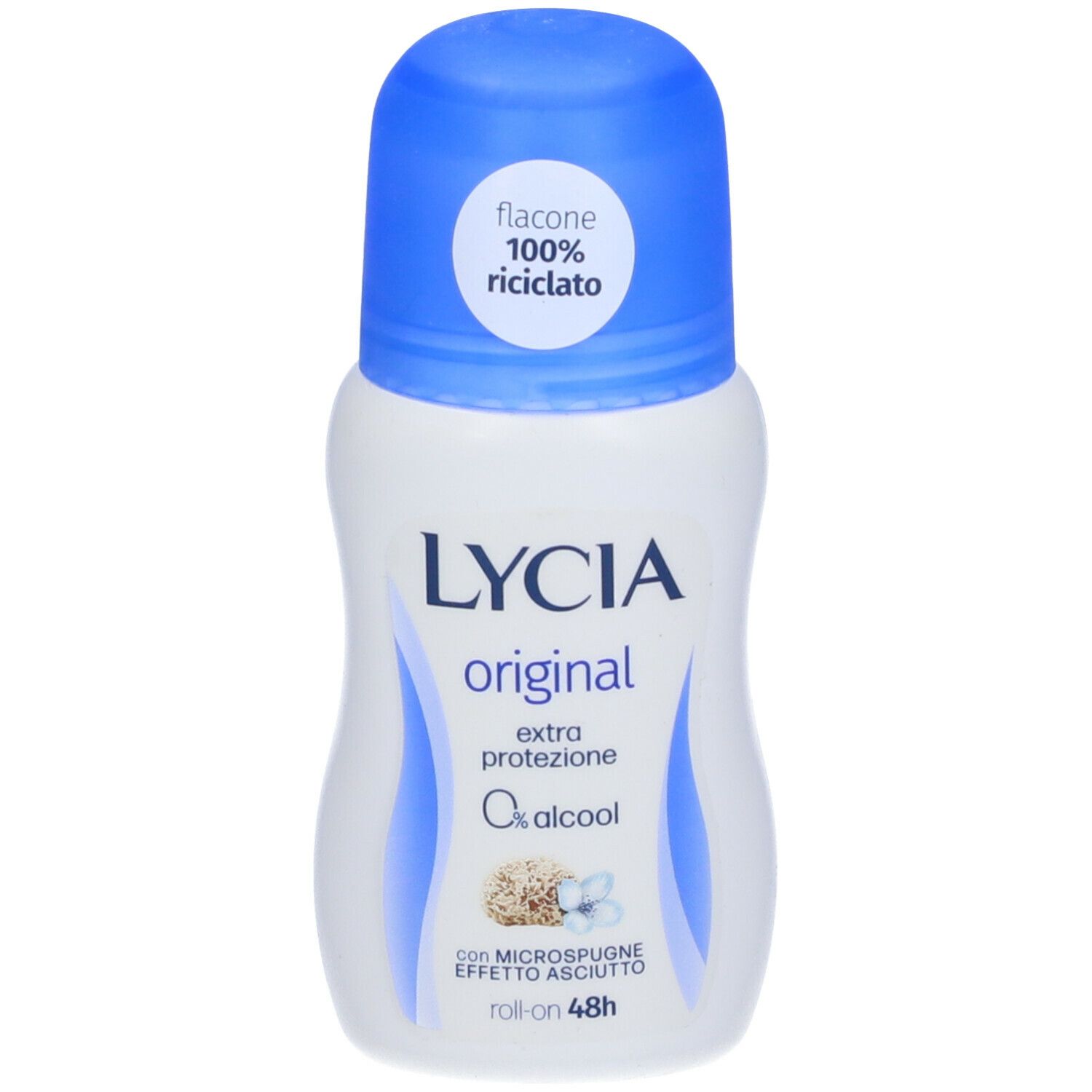 Lycia Original Roll-on deodorant, 0% alcohol, 48 uur bescherming.