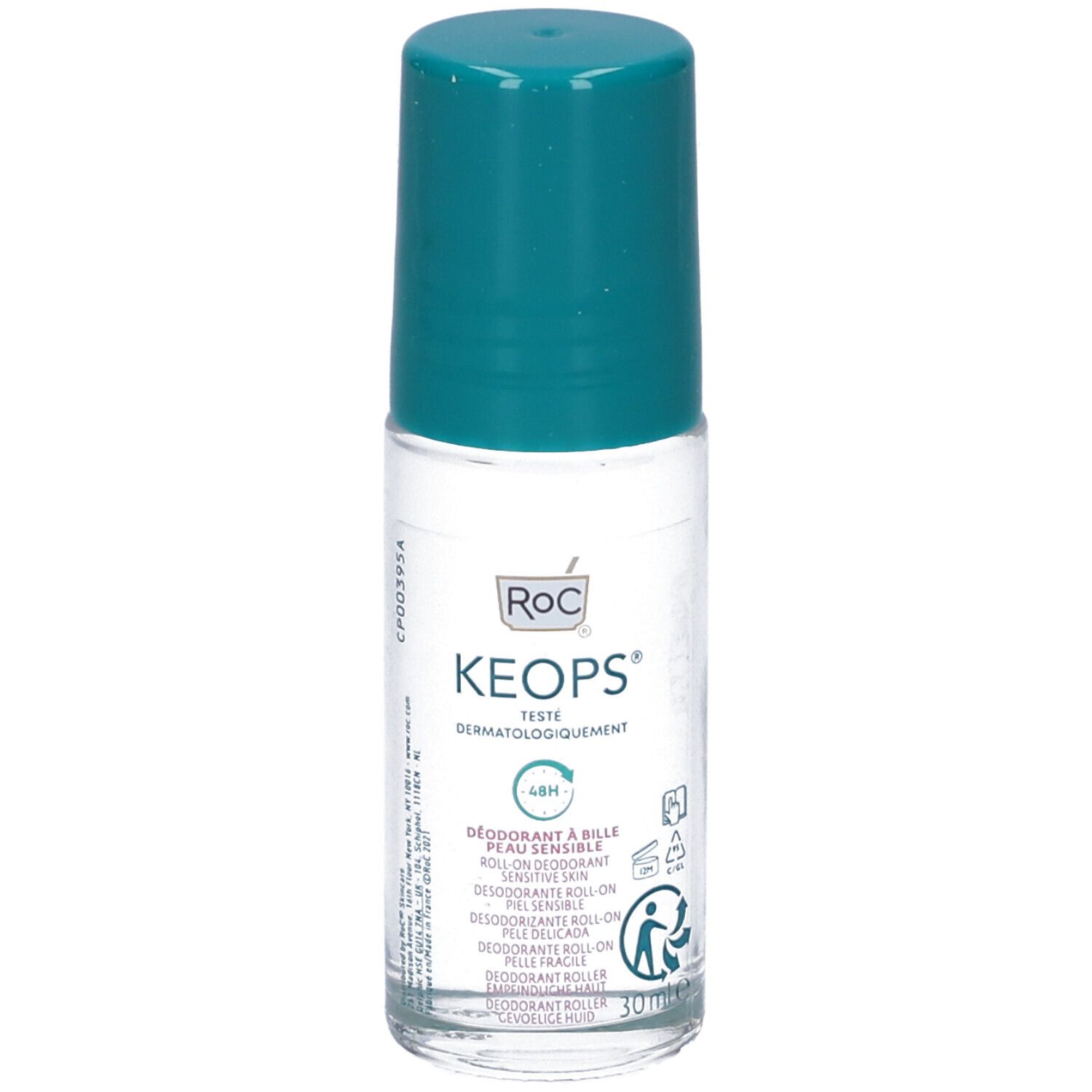 RoC Keops roll-on deodorant voor gevoelige huid, 30ml.