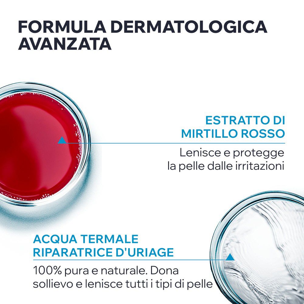 Geavanceerde formule met bosbessensap en thermaal water van Uriage.