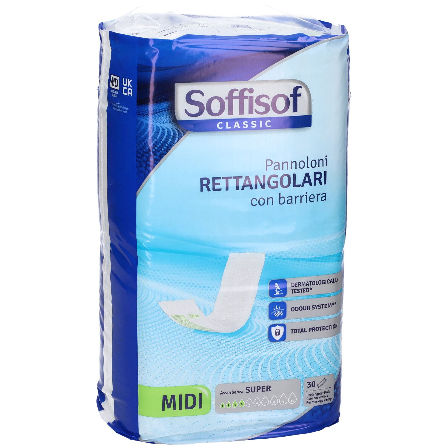 Soffisof rechthoekige inlegluiers met barrière