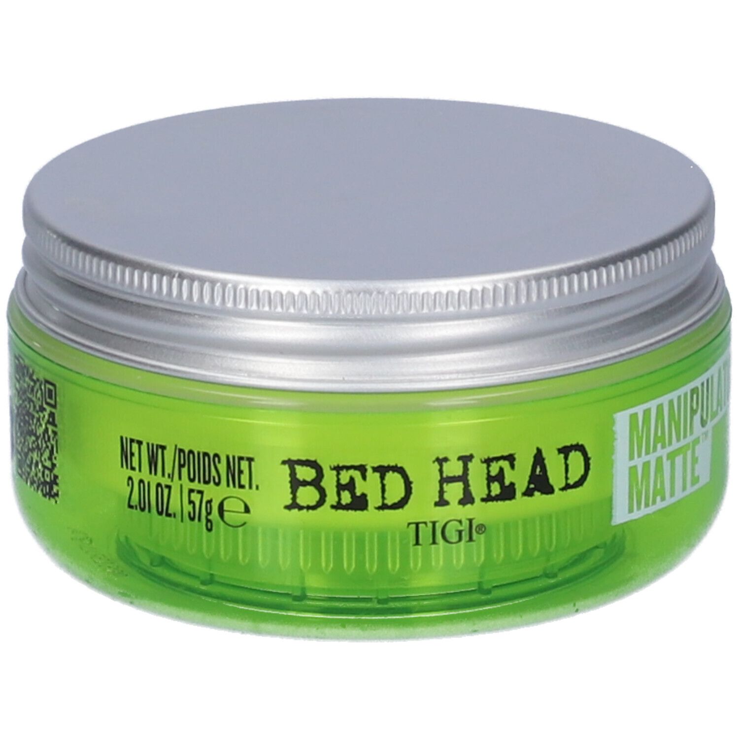 Pot vert avec couvercle argenté, Bed Head.