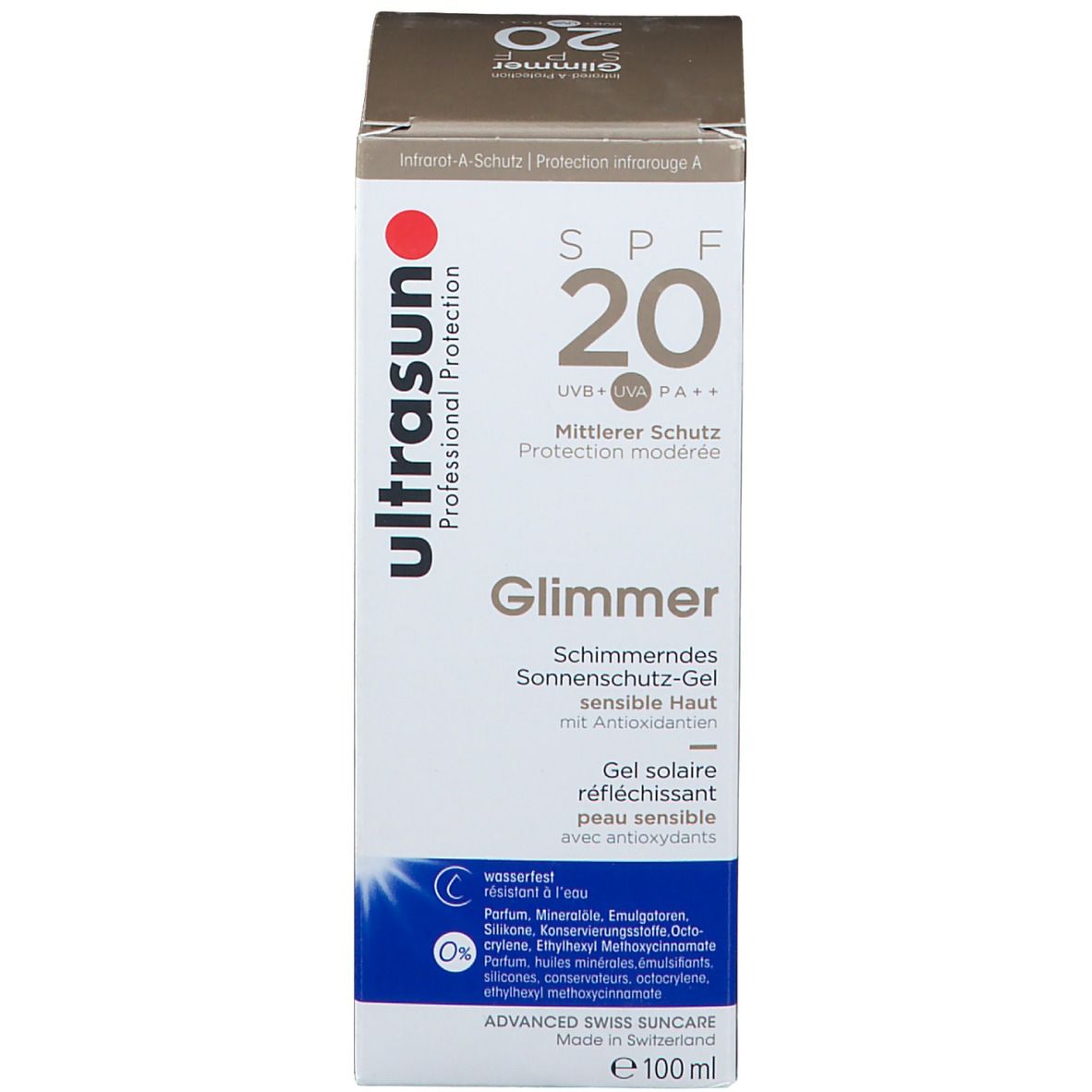 Ultrasun Glimmer SPF20