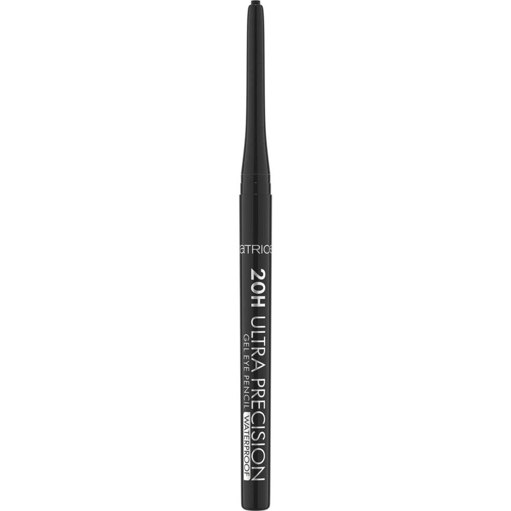 Crayon gel pour les yeux noir. Inscription : 20H Ultra Précision Gel Eye Pencil Waterproof. Étui noir.