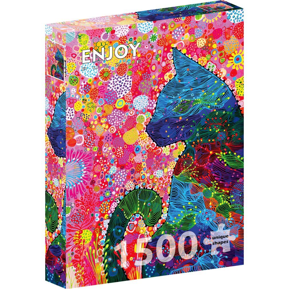 enjoy Dwalende kat puzzel 1500 delen