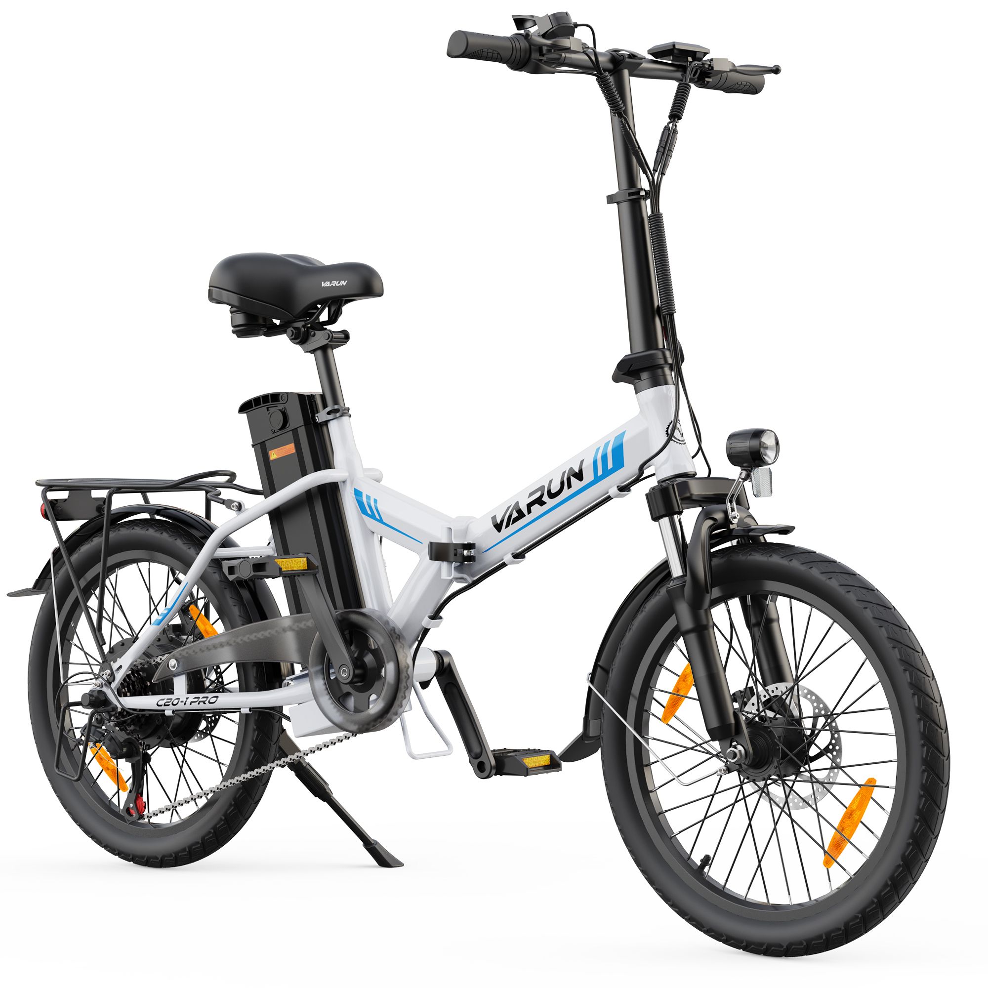VARUN C20-1 PRO Vélo électrique pliant, 48 V 13 Ah