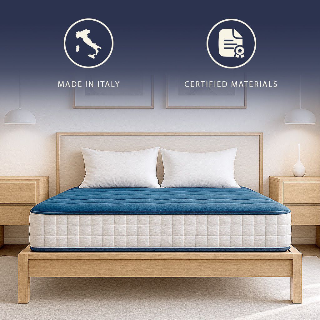 The White Stone Matras 120x190 cm van Waterfoam Hypoallergeen Hoogte 20 cm