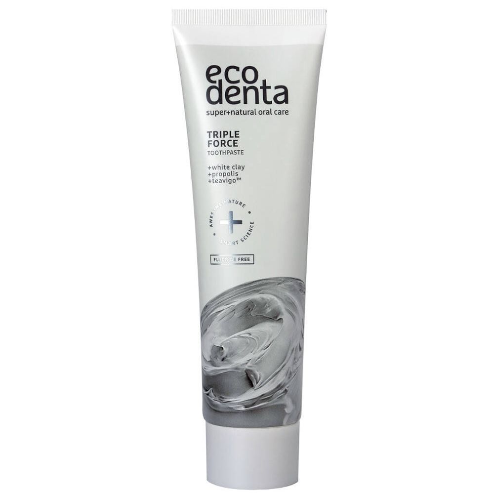 Ecodenta Triple Force Tandpasta Witte Klei