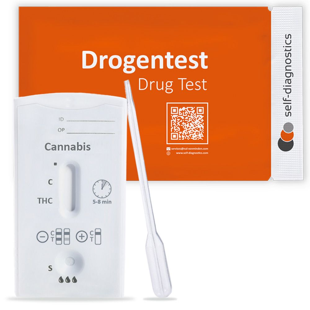 self-diagnostics Cannabis (THC) 50 ng/ml drugtestcassette