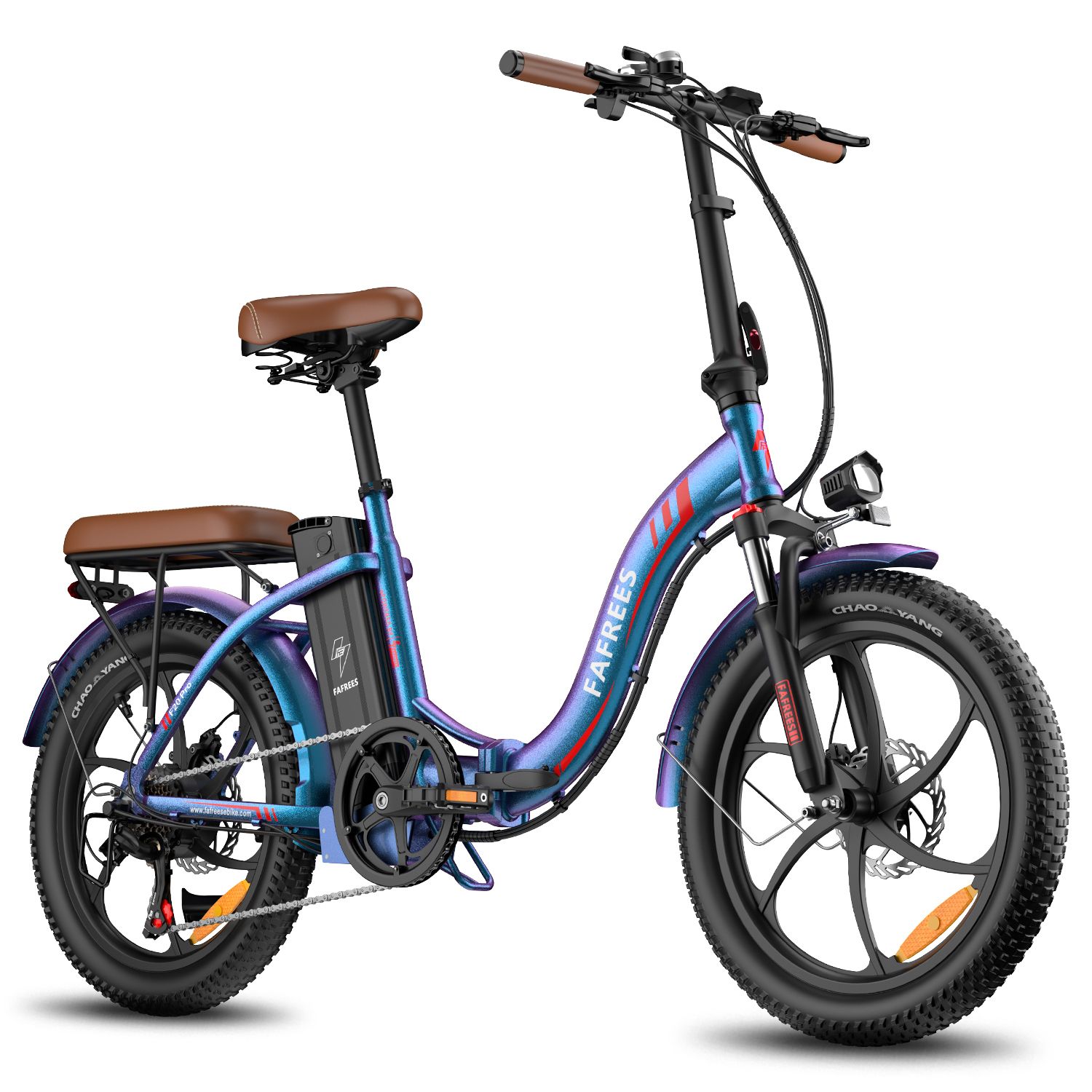 FAFREES F20 Pro Opvouwbare elektrische fiets met 20Ah accu, 20" Fat Tire, 7 versnellingen