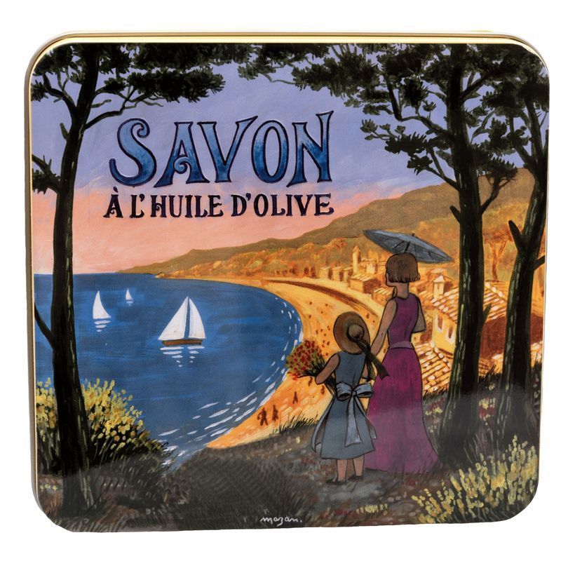 La Savonnerie de Nyons - Coffret métal avec savon - Côte d'Azur