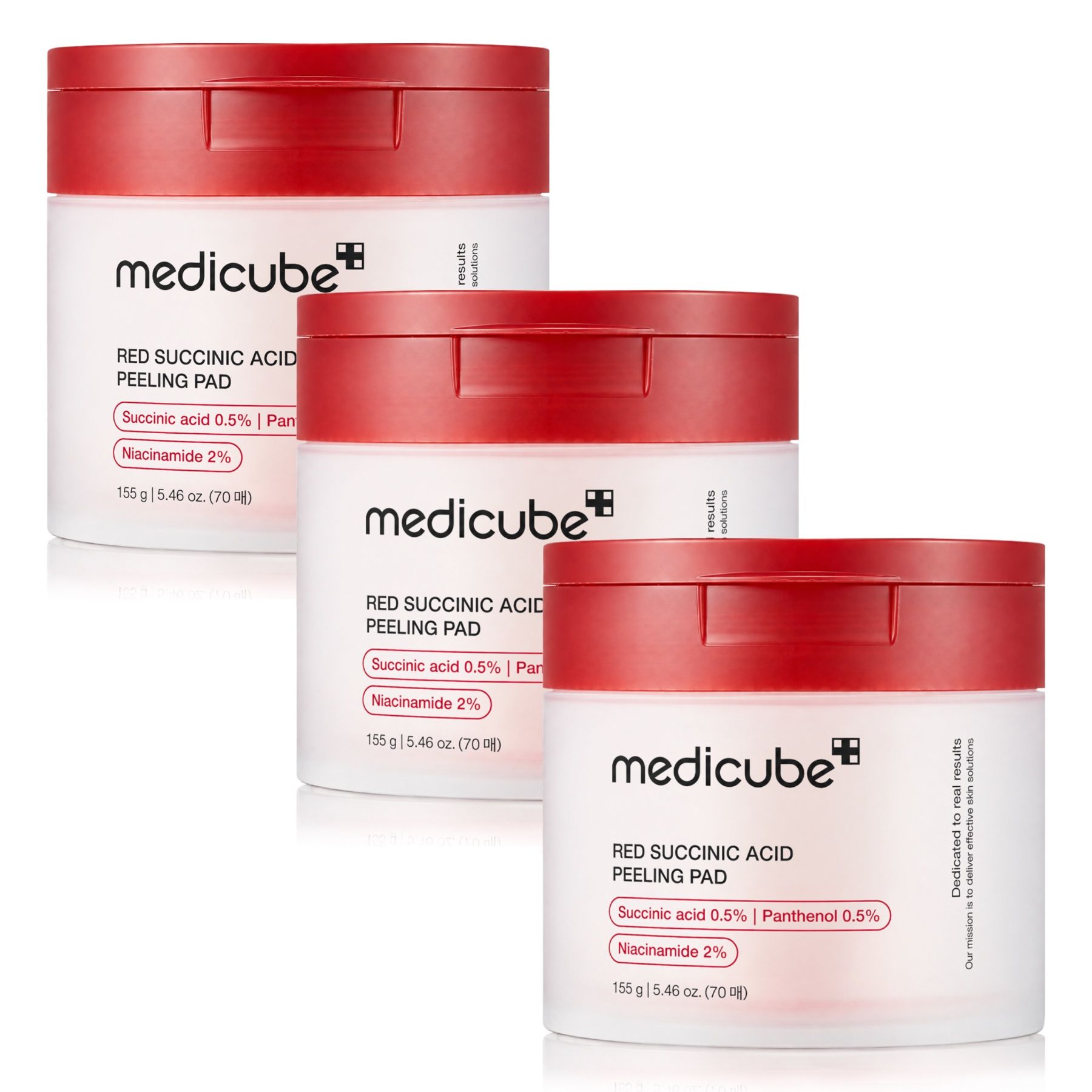 Medicube BHA, AHA Barnsteenzuur Reinigingspads Gezichtsscrub