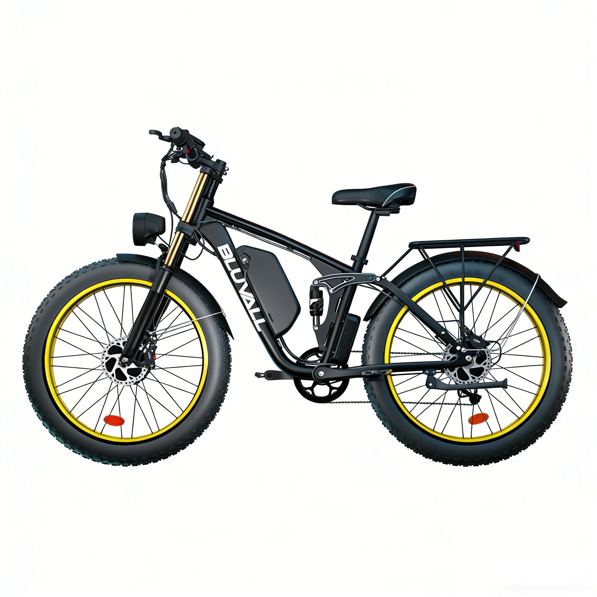 BLUVALL V1 Elektrische mountainbike, 52V 22,4Ah accu, volledige vering