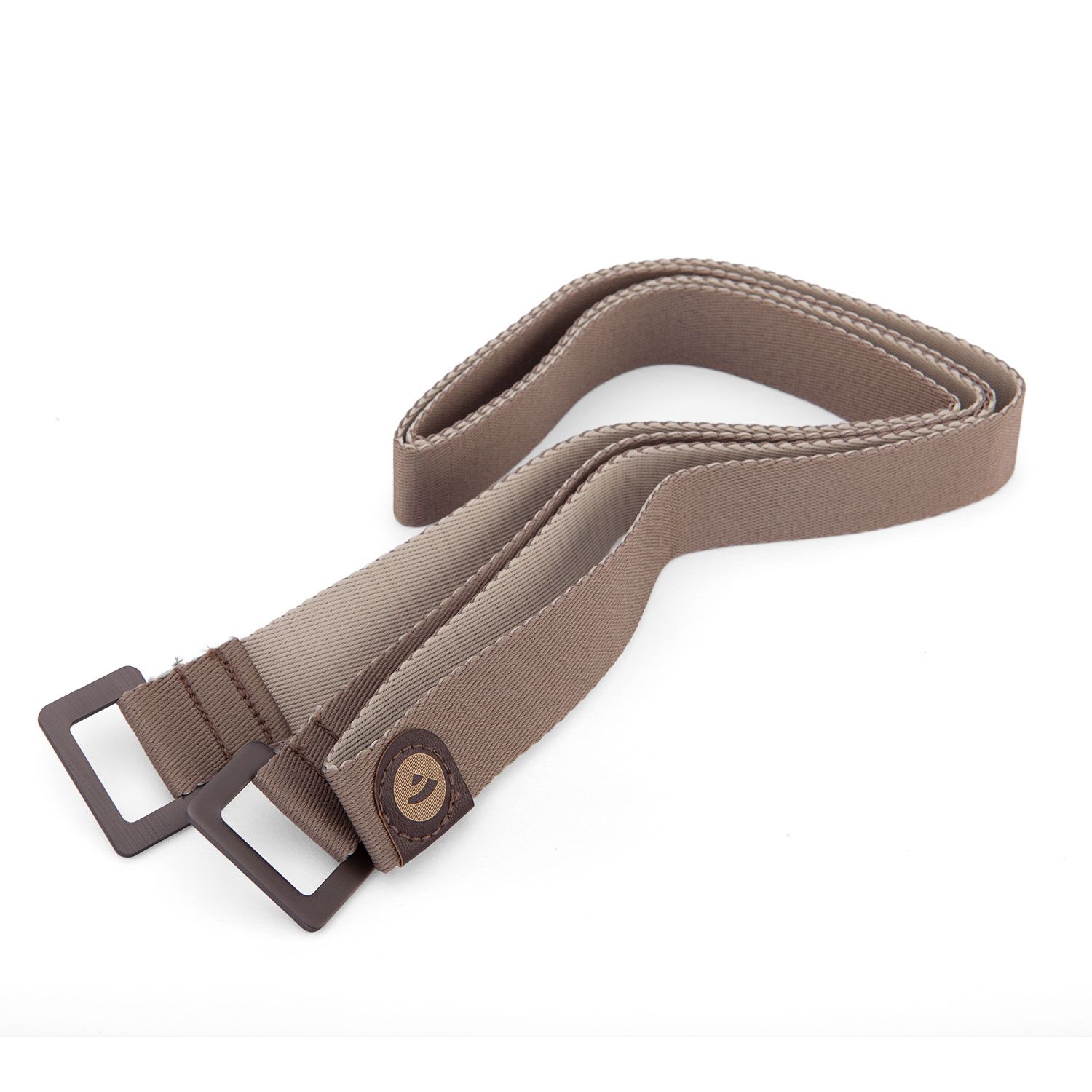 bodhi Courroie de transport bicolore pour tapis de yoga, grise
