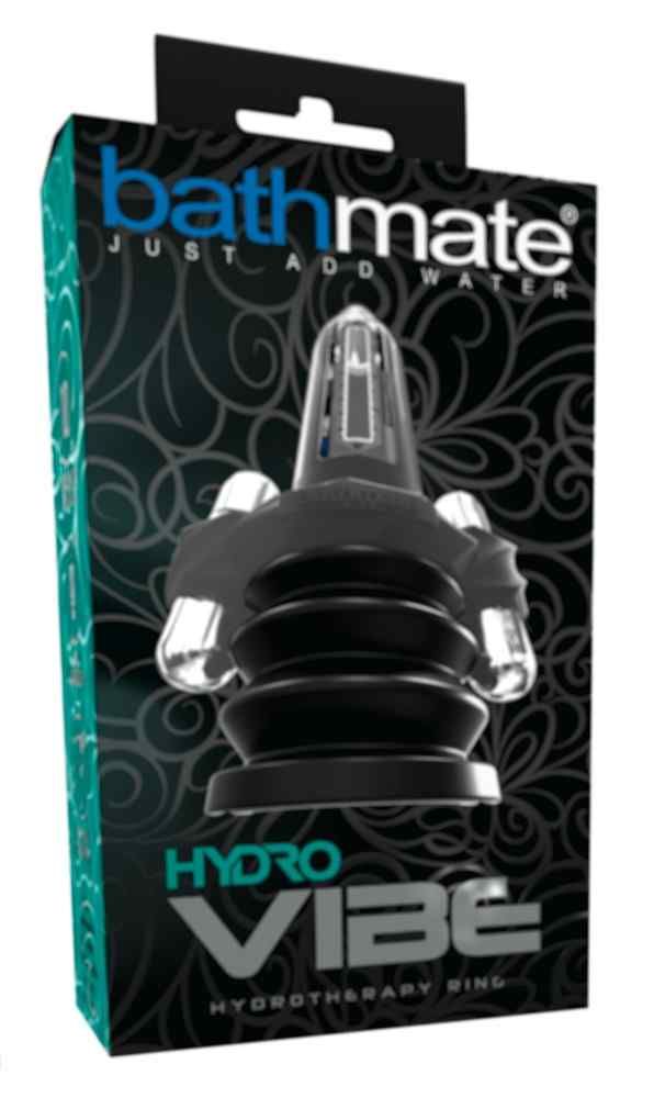 Verpakking met het product "Hydro Vibe". Opschrift "bathmate".