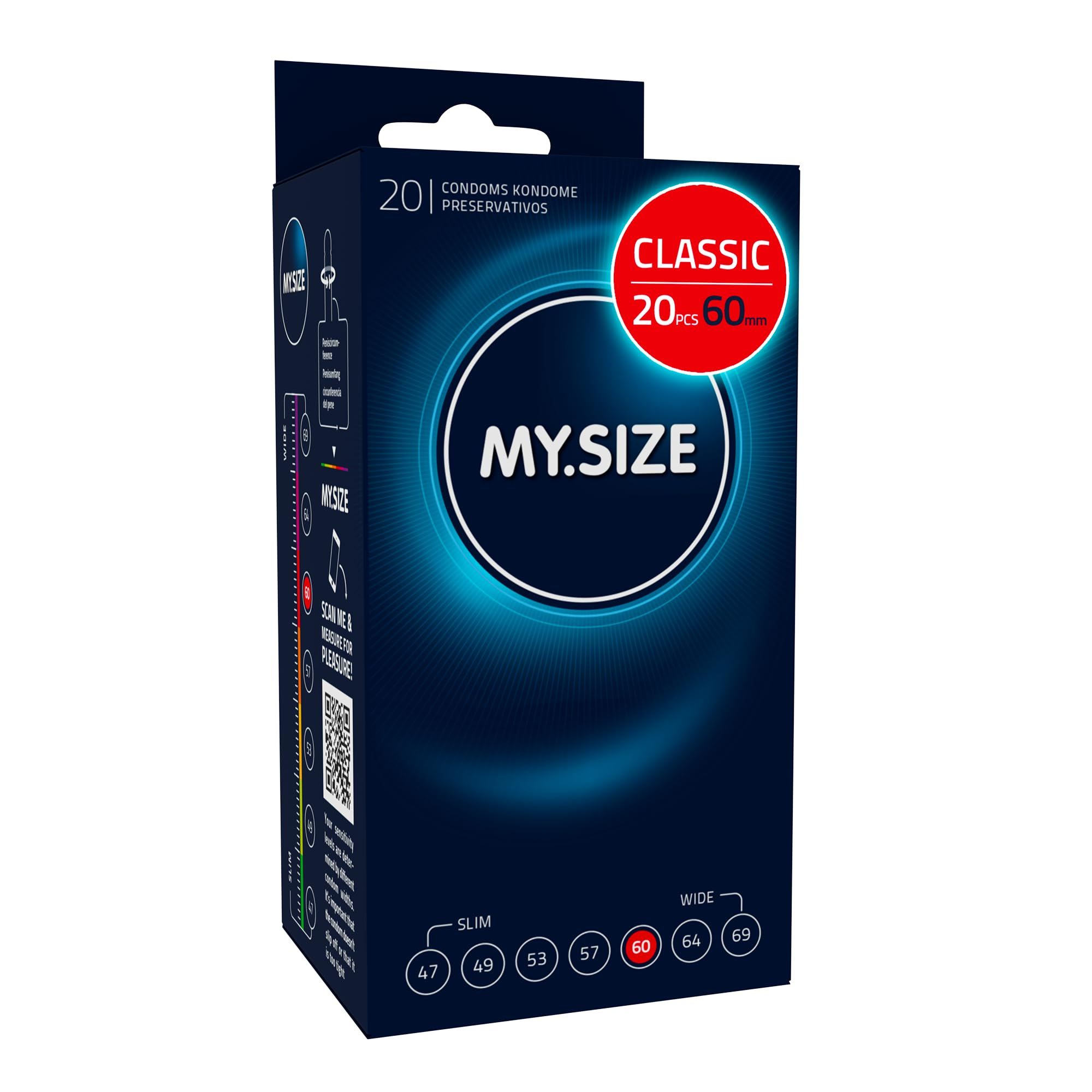 MY.SIZE Classic Préservatifs 60mm