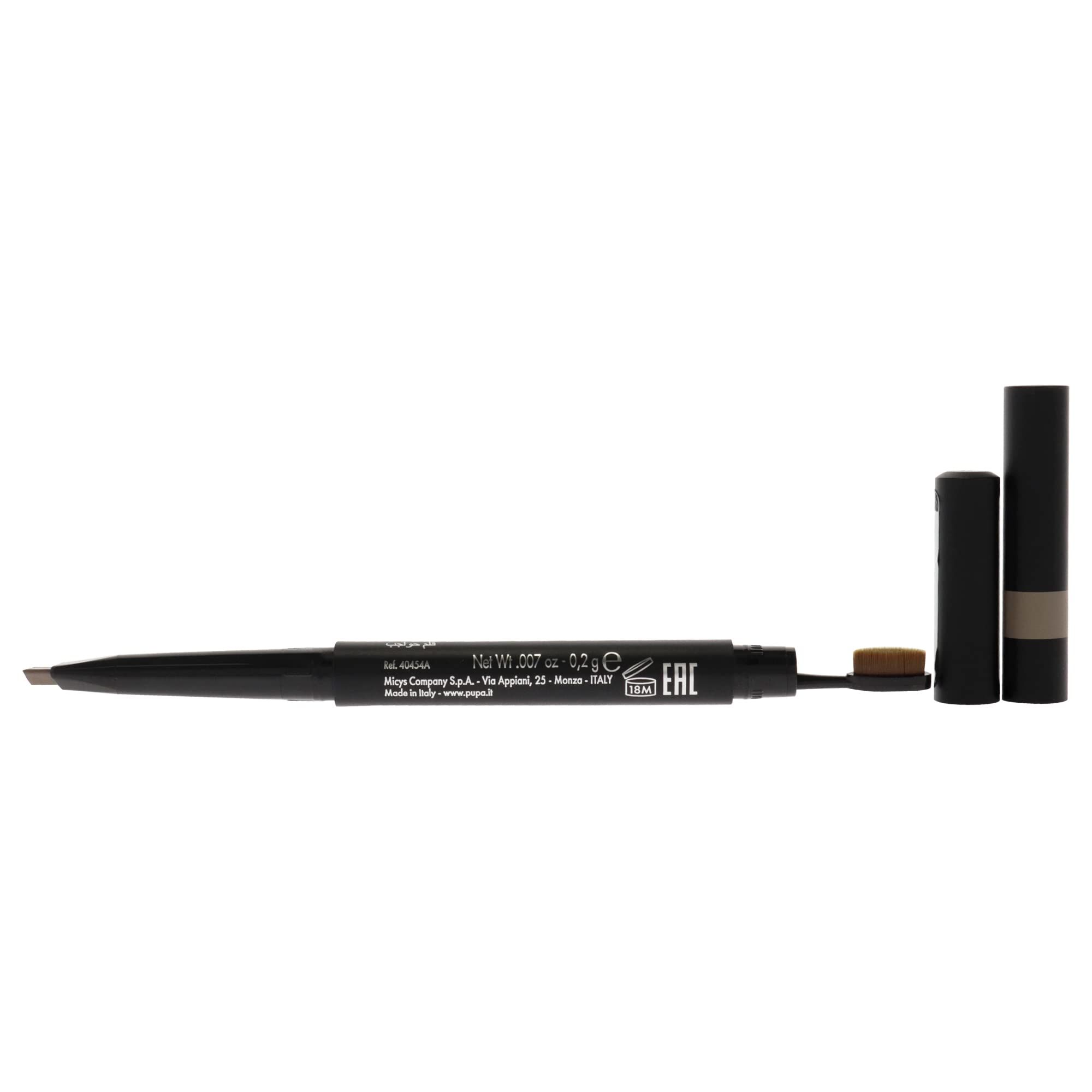 Pupa Milano Full Eyebrow Pencil 01 - Dark Brown